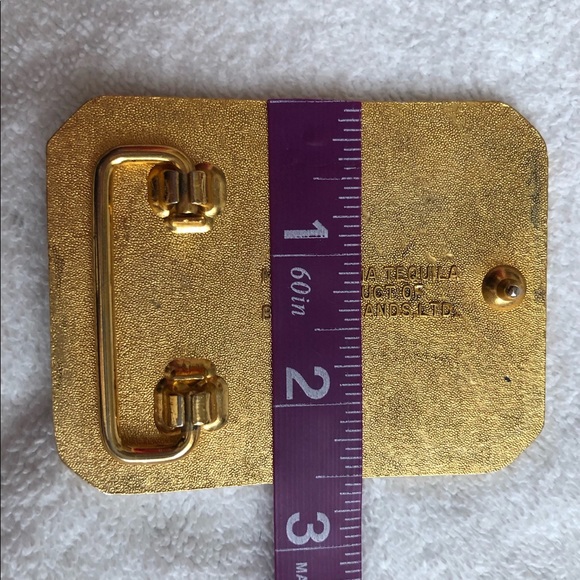 🆕 Montezuma Tequila Mayan Calendar Collectible Barton Belt Buckle - Picture 3 of 4